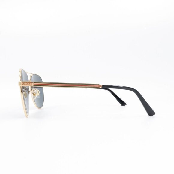 Gucci GG1233 Pilot Sunglasses Gold Gray OS - Picture 16 of 16